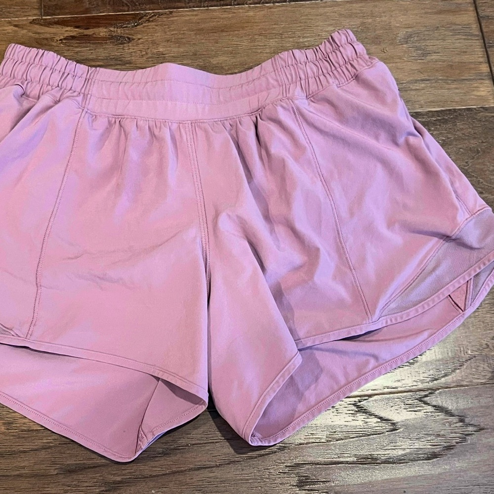 Lululemon Athletica Pink Athletic Shorts Lightweight Moisture-Wicking